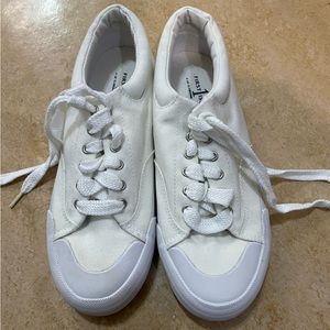 New without tags First Issue, a Liz Claiborne company, white sneakers.